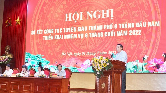 Ngành Tuyên giáo Thủ đô tuyên truyền, quán triệt Nghị quyết 15-NQ/TƯ đồng bộ, thực chất, hiệu quả