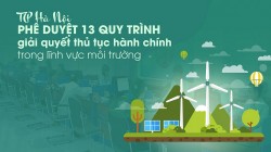 TP Hà Nội phê duyệt 13 quy trình giải quyết thủ tục hành chính trong lĩnh vực môi trường