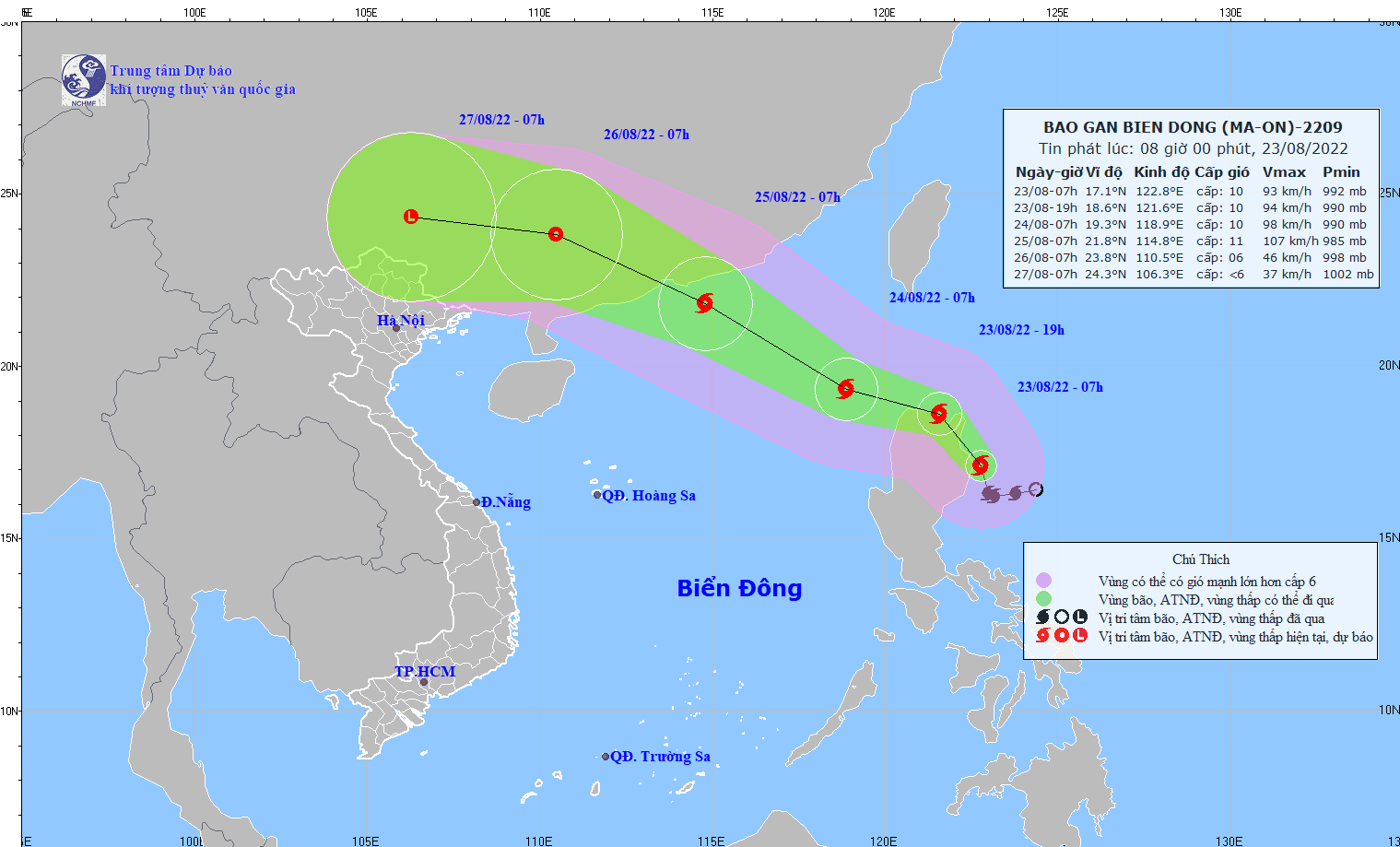 Bộ Y tế triển khai công tác y tế ứng phó bão Maon