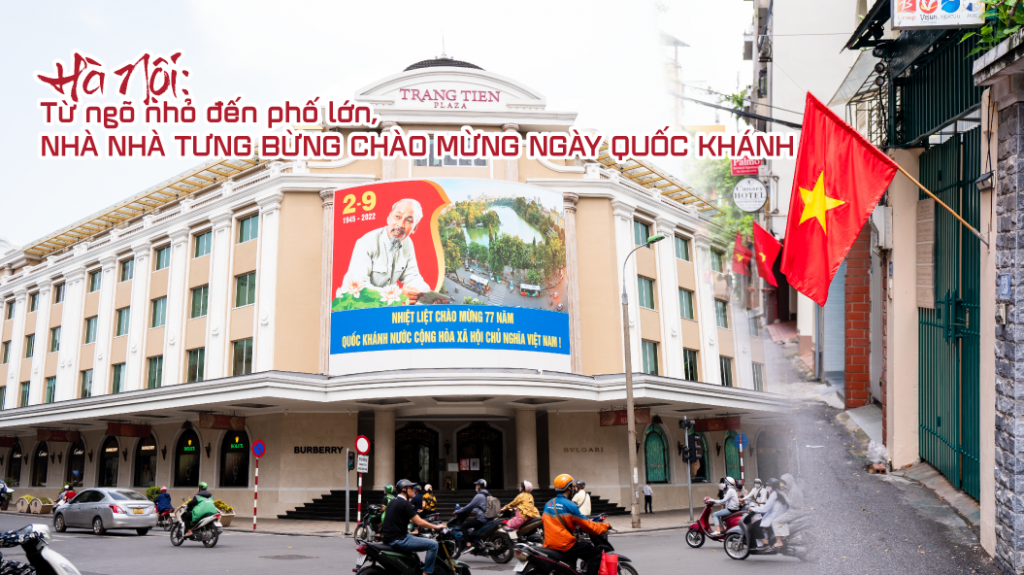 Ngõ nhỏ, phố lớn tưng bừng chào mừng Quốc khánh