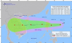 Bão Noru hướng về Biển Đông, sức gió mạnh cấp 10