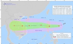 Bão Noru giật cấp 14 đang di chuyển rất nhanh vào Biển Đông