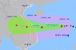 Bão NORU đi vào Quảng Trị-Quảng Ngãi, giật cấp 15