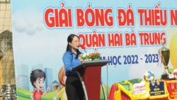 Khai mạc Giải bóng đá thiếu nhi quận Hai Bà Trưng năm 2022