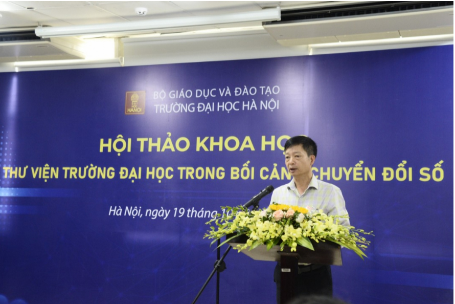 Đại học Hà Nội tổ chức Hội thảo khoa học “Thư viện trường đại học trong bối cảnh chuyển đổi số”