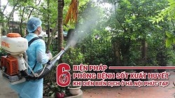 Biện pháp phòng bệnh sốt xuất huyết khi diễn biến dịch ở Hà Nội phức tạp