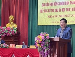 Cử tri huyện Thường Tín quan tâm tới công tác GPMB dự án đường Vành đai 4