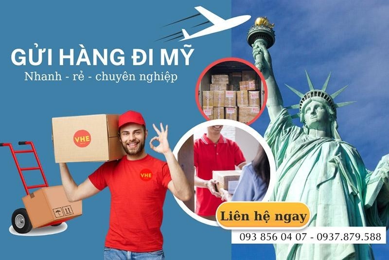 Nhận gửi hàng đi Mỹ tại TP HCM, ship hàng “door to door”