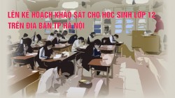 Lên kế hoạch khảo sát cho học sinh lớp 12 trên địa bàn TP Hà Nội