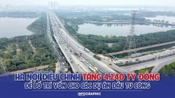 Hà Nội điều chỉnh tăng 4.240 tỷ đồng để bố trí vốn cho các dự án đầu tư công