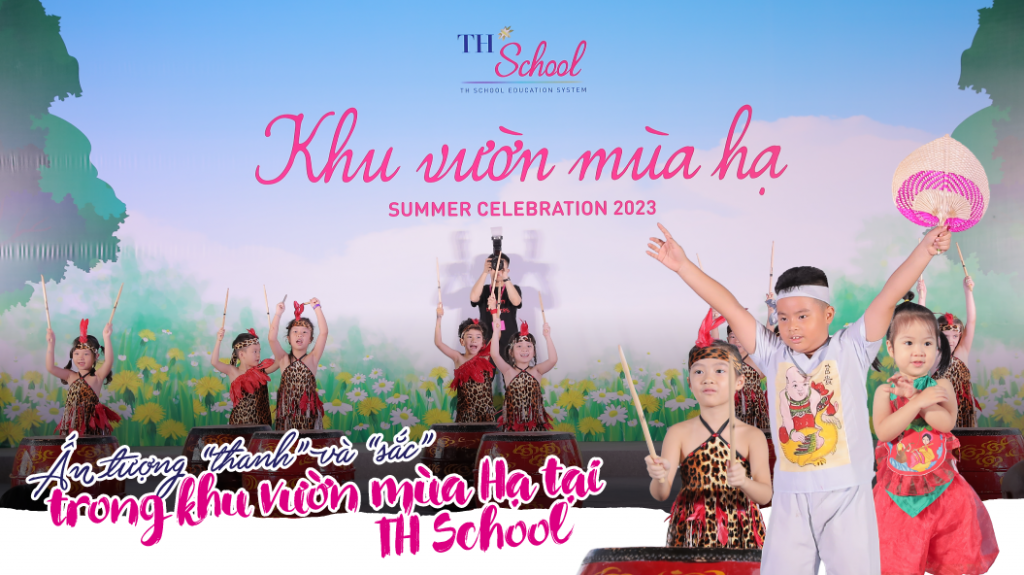 Ấn tượng "thanh" và "sắc" trong khu vườn mùa hạ tại TH School