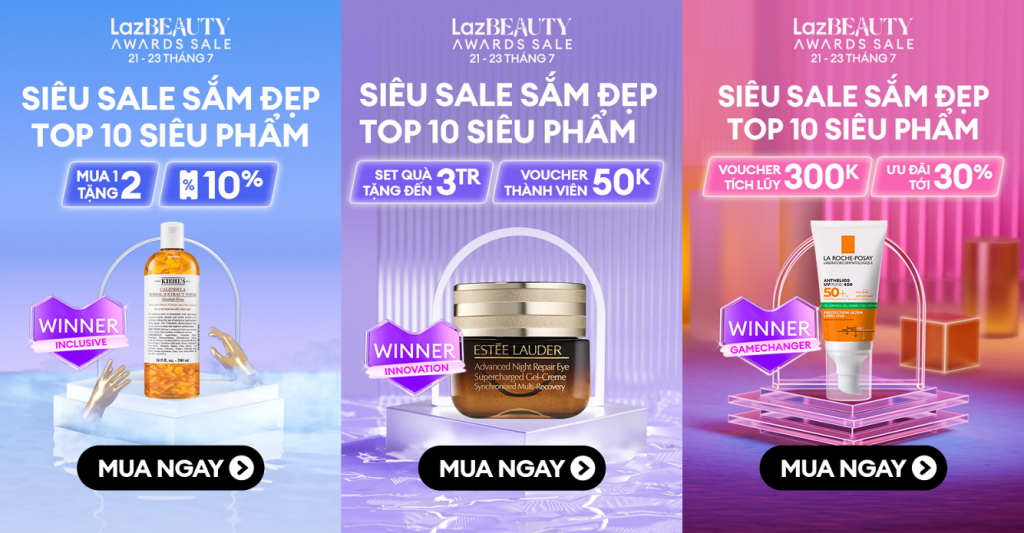 Lazada công bố 10 sản phẩm đạt giải LazBeauty Awards 2023