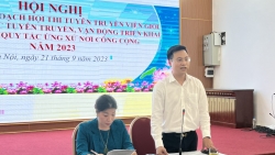 Thi tuyên truyền viên giỏi trong vận động thực hiện quy tắc ứng xử nơi công cộng