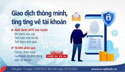 Co-opBank: “Giao dịch thông minh, ting ting về tài khoản”