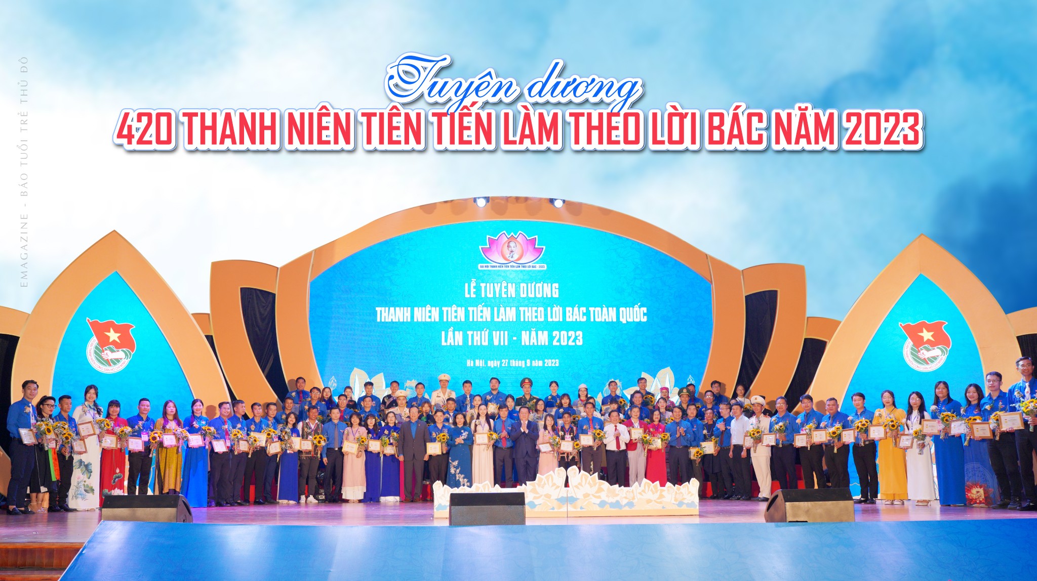 Tuyên dương 420 thanh niên tiên tiến làm theo lời Bác năm 2023