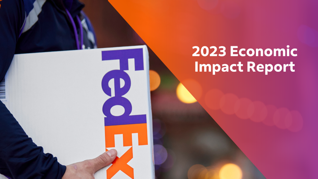 FedEx công bố báo cáo tác động kinh tế trong năm tài chính 2023