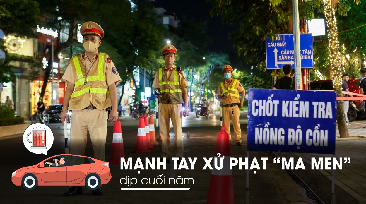 Mạnh tay xử phạt "ma men" dịp cuối năm