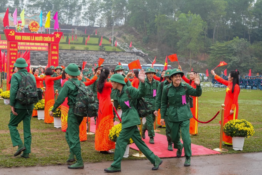 Hải Phòng: 2.680 thanh niên nhập ngũ năm 2024