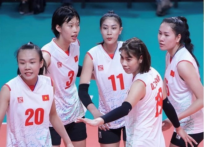Đội tuyển bóng chuyền nữ Việt Nam sẵn sàng cho nhiệm vụ bảo vệ ngôi vô địch tại AVC Challenge Cup 2024. Ảnh: AVC