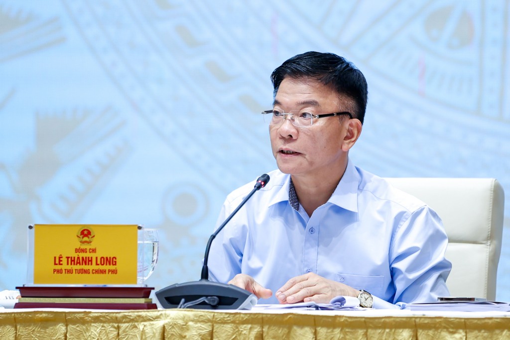 Phó Thủ tướng Lê Thành Long phát biểu tại Hội nghị - Ảnh: VGP/Nhật Bắc