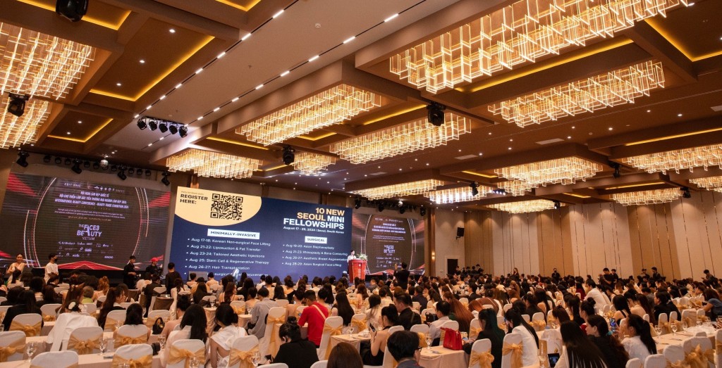 Hội nghị quy tụ hơn 1000 khách mời là chủ doanh nghiệp và đại diện các thương hiệu mỹ phẩm, spa, chăm sóc sắc đẹp trên toàn quốc