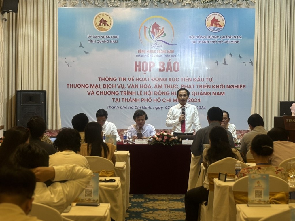 Ban tổ chức thông tin về các hạt động  của Lễ hội Đồng hương Quảng Nam  tại TP Hồ Chí Minh