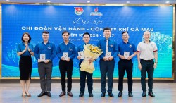 Đại hội Chi đoàn Vận hành - Công ty Khí Cà Mau nhiệm kỳ 2024 - 2027