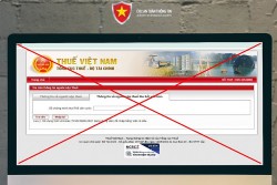 Cảnh báo hành vi giả mạo website Tổng cục Thuế