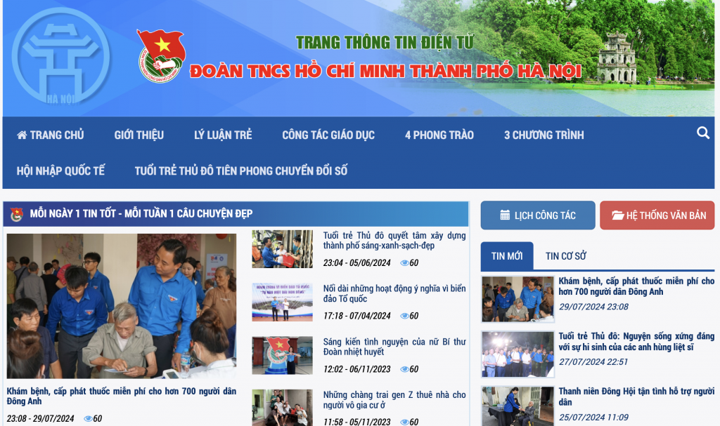 Bài 3: Thanh niên Hà thành nhân rộng “tin tốt, câu chuyện đẹp”