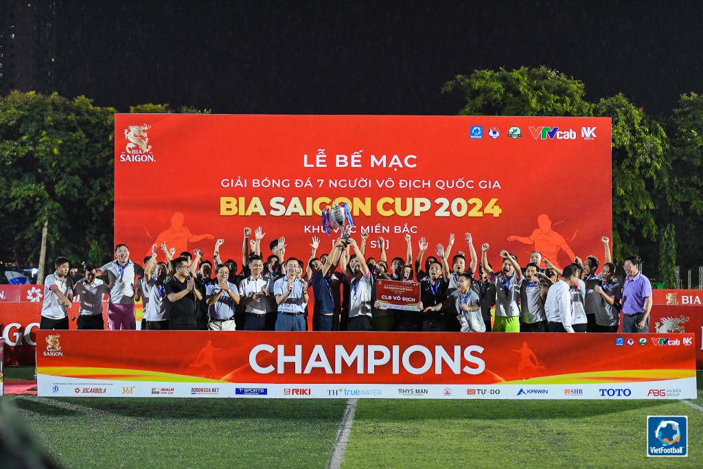 Đại Từ lên ngôi vô địch Giải bóng đá 7 người vô địch quốc gia Bia Saigon Cup 2024 - Khu vực miền Bắc (HPL-S11)