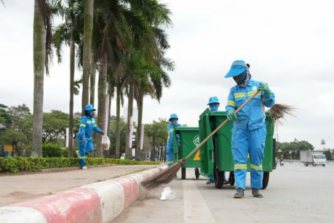 Nâng cao năng suất, hiệu quả vệ sinh môi trường dịp Quốc khánh