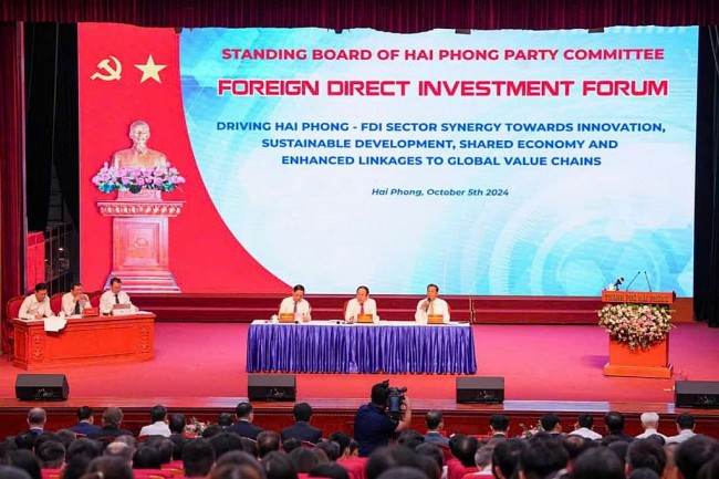 Hải Phòng gặp gỡ, đối thoại các doanh nghiệp có vốn FDI