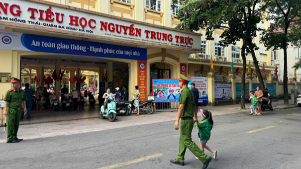 Trường Tiểu học Nguyễn Trung Trực ra mắt “Cổng trường an toàn giao thông”