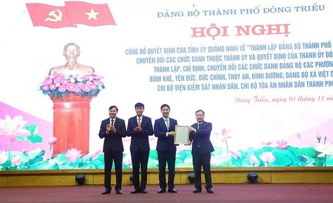 Đông Triều chính thức trở thành thành phố thứ 5 của Quảng Ninh