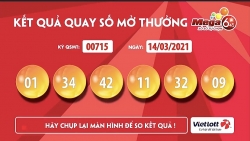 Kết quả xổ số Vietlott ngày 14/3: Lật bộ số may mắn trúng giải khủng Mega 6/45