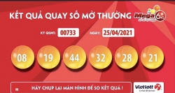 Kết quả xổ số Vietlott ngày 25/4: Trúng lớn với Mega 6/45