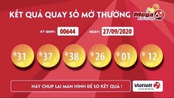 Kết quả xổ số Vietlott Mega 6/45 ngày 27/9: Chọn bộ 6 số mang giải thưởng hấp dẫn