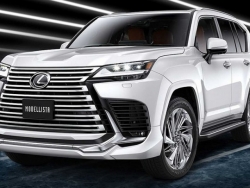 Lexus LX 2022 thêm dữ dằn với bodykit Modellista, "dàn chân" là ấn tượng nhất