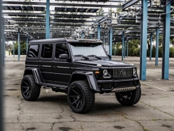 “Đã mắt” với siêu xe địa hình Mercedes-Benz G500 4x4² độ Brabus