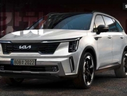 Kia Sorento 2023 dần lộ diện: Thiết kế mới “chặt đẹp” đối thủ Santa Fe