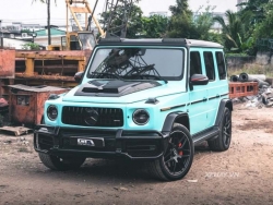 Sài Gòn: Mercedes-AMG G63 độ Brabus hầm hố thêm độc đáo với bộ cánh xanh dương lạ mắt