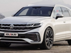 Volkswagen Touareg 2023 dần lộ diện: Sẽ có thay đổi lớn về động cơ