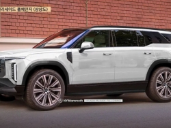 Hyundai Palisade thế hệ mới lộ diện: Thiết kế vuông vức như Santa Fe