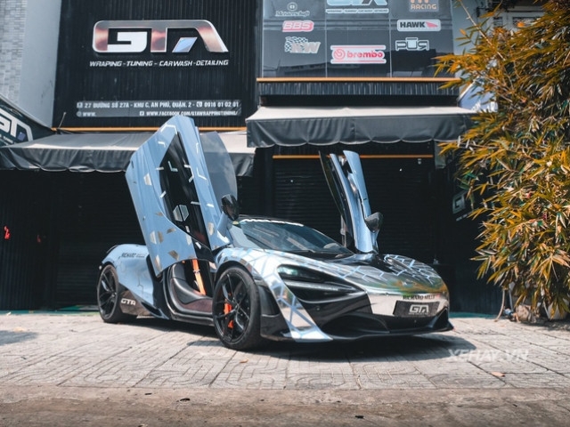 S&agrave;i G&ograve;n: McLaren 720S Spider &quot;thay &aacute;o&quot;, từ bảy sắc cầu vồng sang phong c&aacute;ch xe đua độc đ&aacute;o