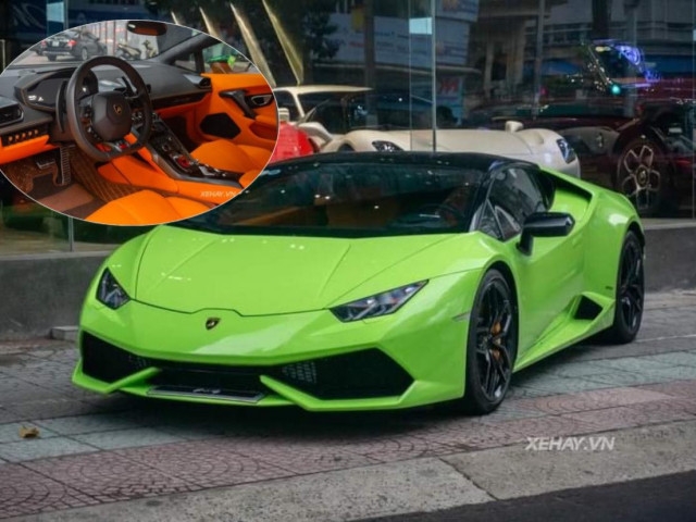 Lamborghini Huracan màu trắng duy nhất của Việt Nam tiếp tục "lột xác" nội thất