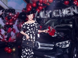 Ca sĩ Lily Chen "tậu" Mercedes-Benz GLC 200 sau khi mua Mercedes-Maybach S450