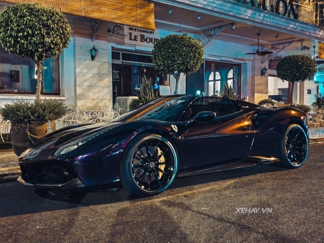 Ferrari 488 Spider của ông chủ chuỗi Pharmacity hầm hố hơn với bodykit và "dàn chân" mới