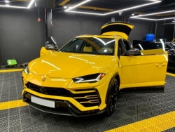 Lamborghini Urus của quý tử nhà bầu Hiển đẹp không tì vết sau khi được đi "spa"