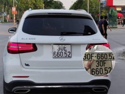 Lái Mercedes-Benz GLC nhưng chủ xe lại cố tình làm sai biển số để tránh bị phạt nguội