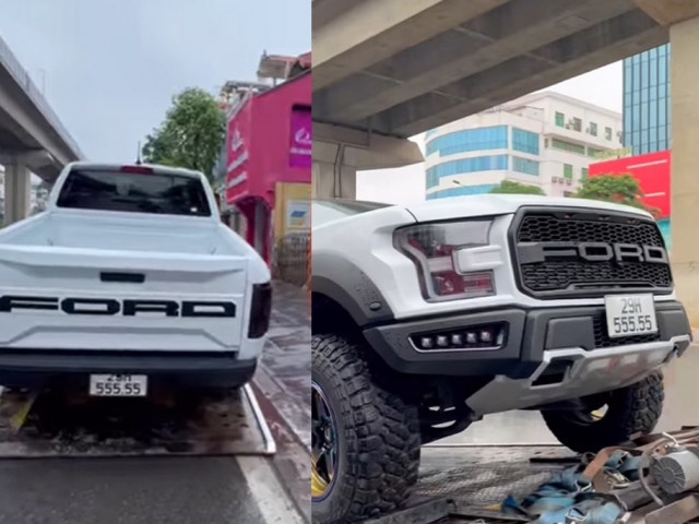 Ford Ranger biển ngũ quý 5 Hà Nội độ phong cách F-150 Raptor